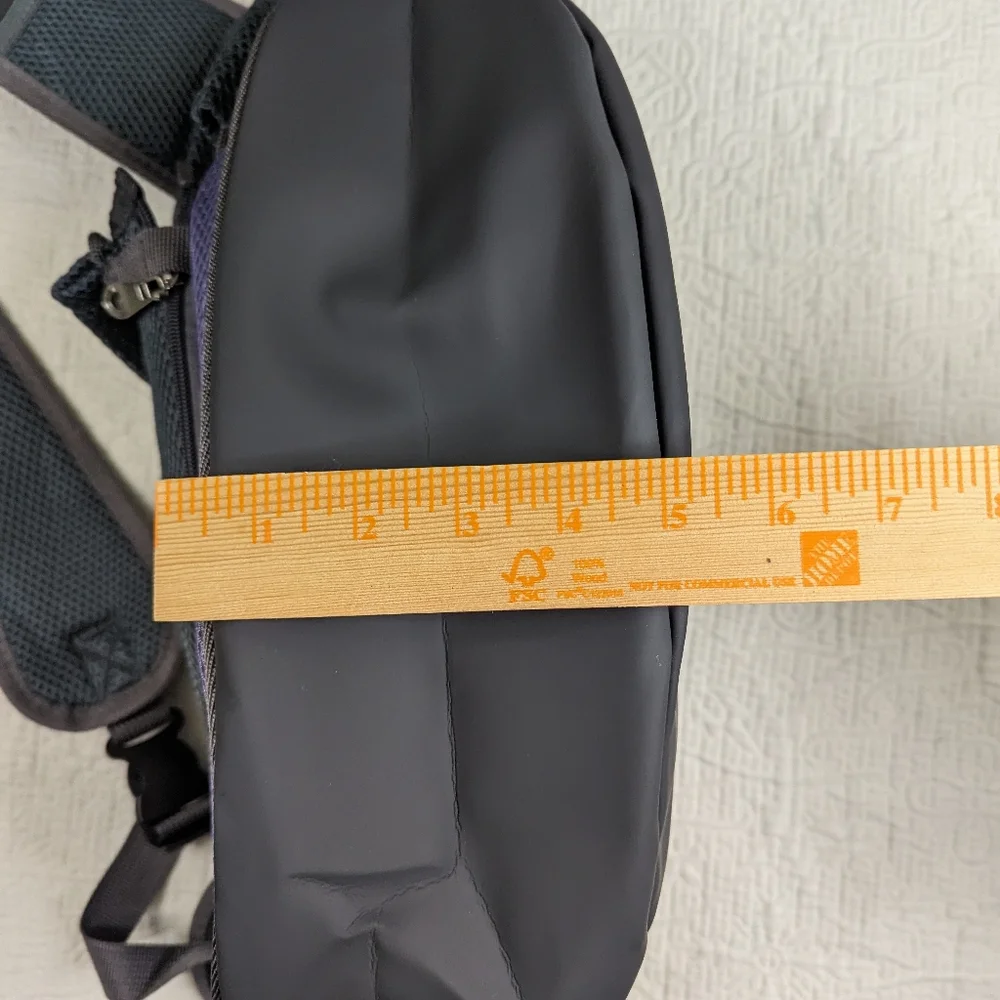 Pet Carrier Sling Bag - Black and Purple